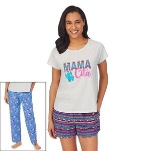NWT Cuddl Duds Mama Cita Pajama Set XS